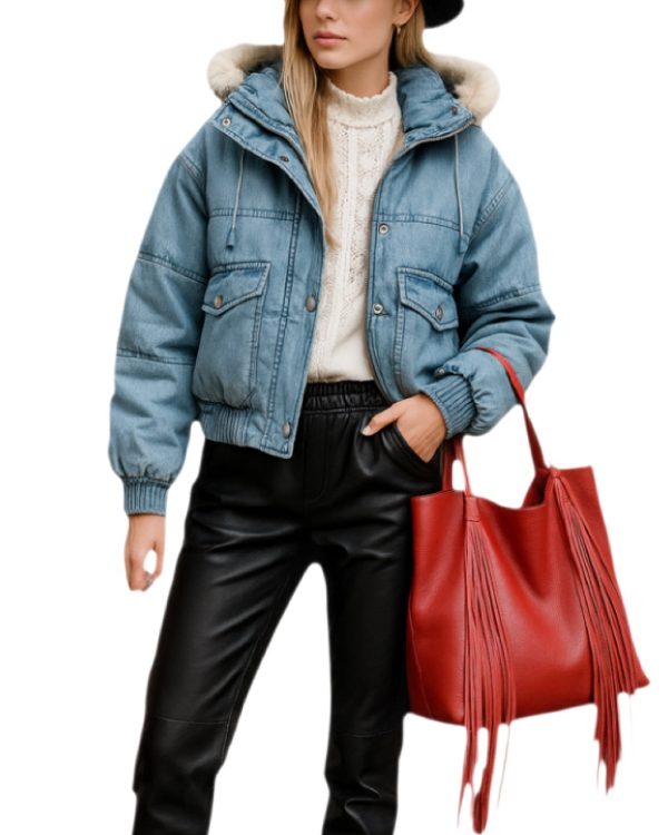 BOMBER JEAN BLUE
